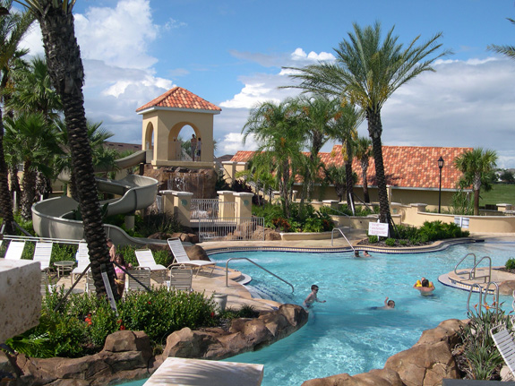 The amazing waterpark facilities at Regal Palms, Orlando. 