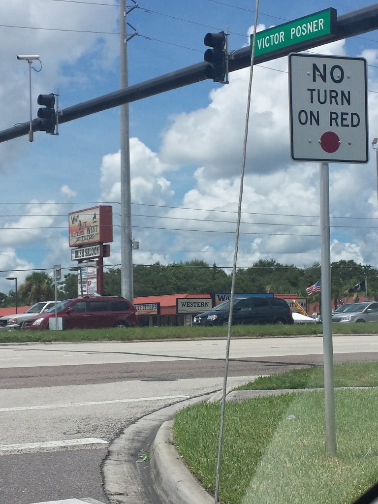 No Turn on Red Traffic Sign
