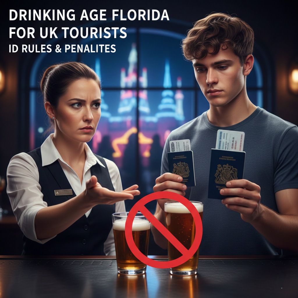 Drinking age Florida for UK Tourists