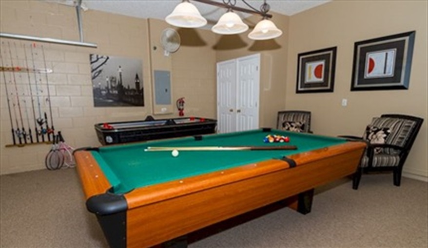 Games room. Roughtallys in Lake Berkley Resort, Kissimmee, Orlando
