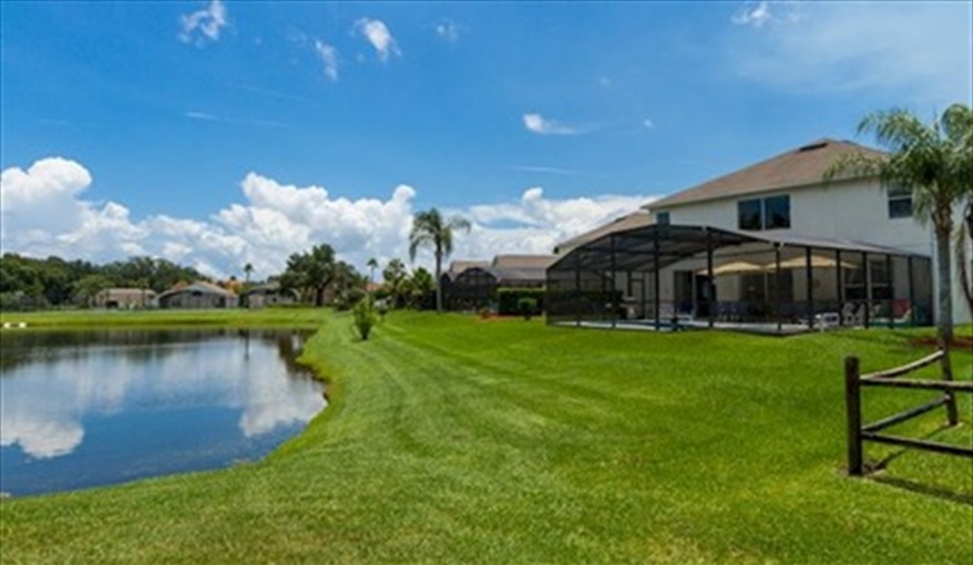 Right beside your home. Roughtallys in Lake Berkley Resort, Kissimmee, Orlando