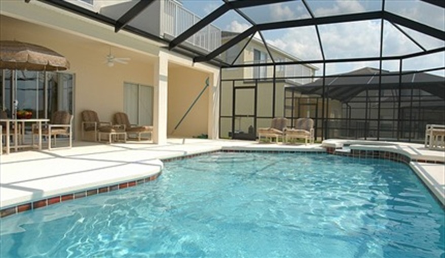 30 x 15 feet with optional pool heating, extended deck & spacious lanai. *Villamagic* in The Sanctuary At Westhaven, Davenport, Orlando