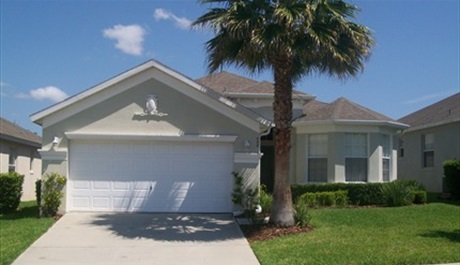 Villa Front. Tower Lake Vista - unoverlooked pool villa in Calabay Parc at Tower Lake, Haines City, Orlando