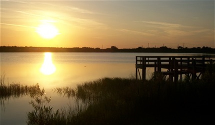 Fishing Pier. Tower Lake Vista - unoverlooked pool villa in Calabay Parc at Tower Lake, Haines City, Orlando
