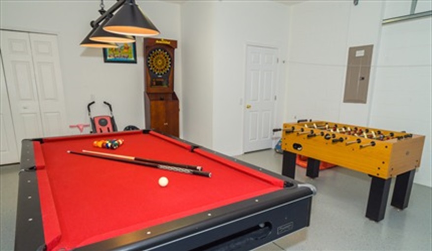 Ground floor games room. Brown's Villa in Cumbrian Lakes, Kissimmee, Orlando
