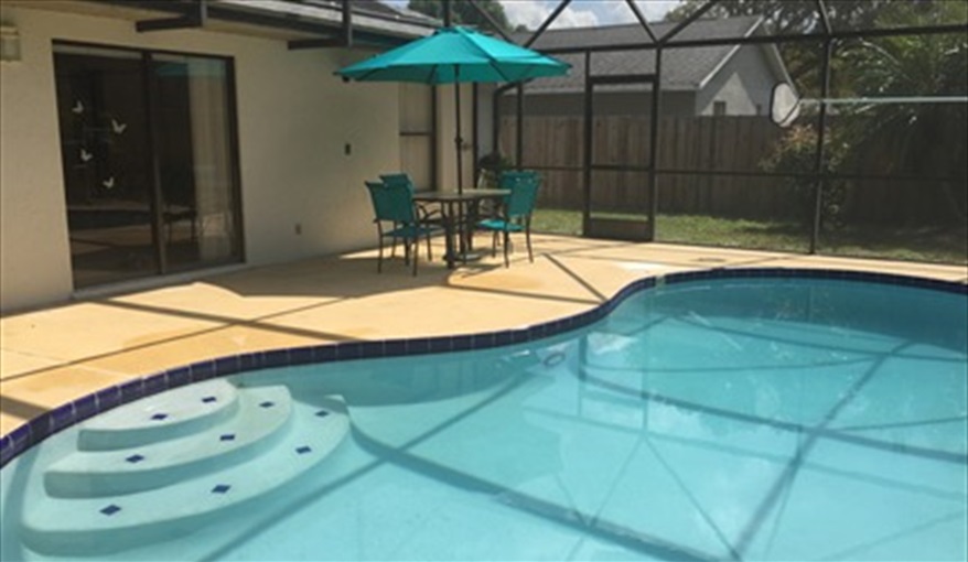 Solar heated Pool. FLORIDA HOME in Pine Chase Estates, St Cloud, Gulf Coast