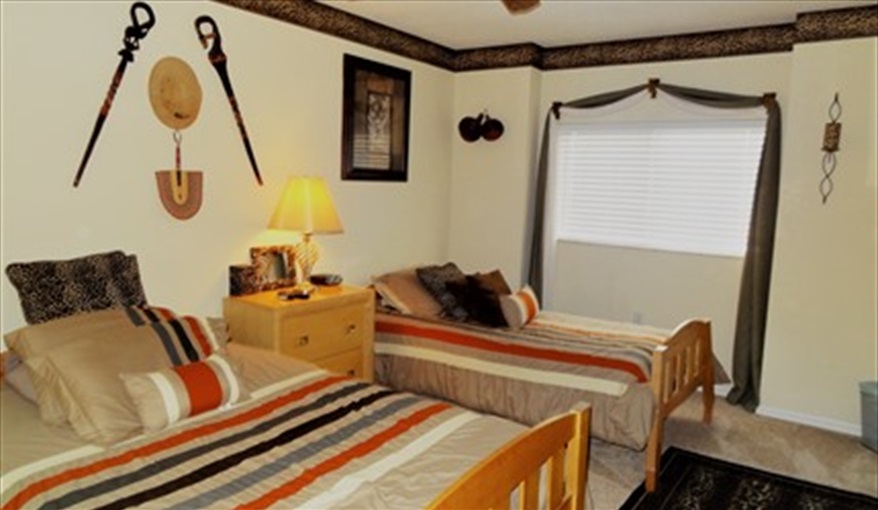  The Safari room has a full (double) and twin bed. Winter Haven Villa in Lake Berkley Resort, Kissimmee, Orlando