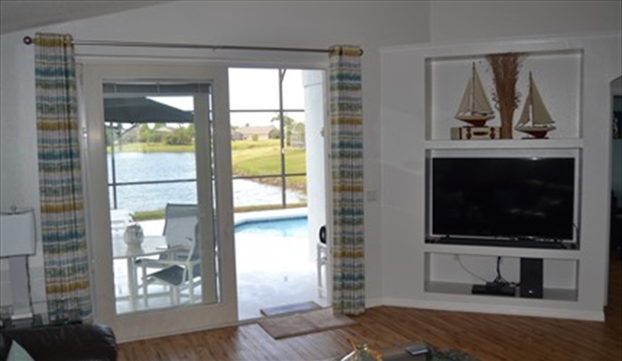 Views from Living Room. Waterside in Eagle Pointe, Kissimmee, Orlando