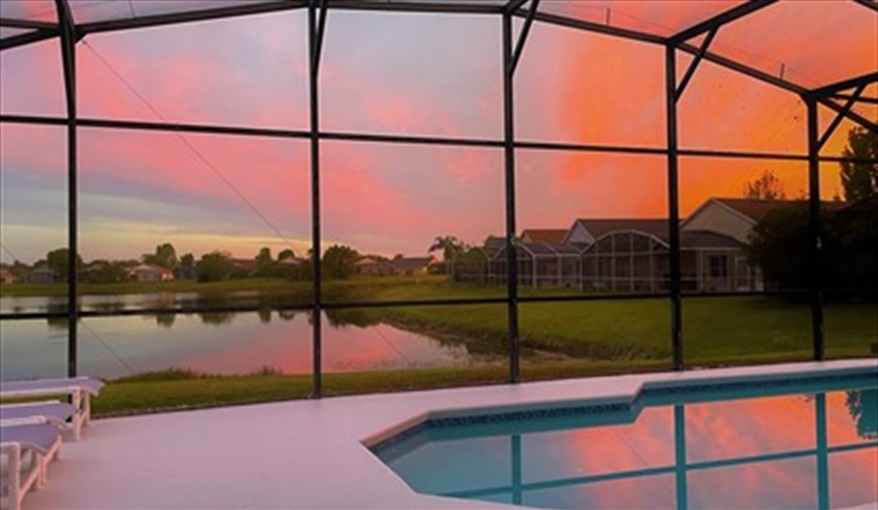 End to a perfect day.... Waterside in Eagle Pointe, Kissimmee, Orlando