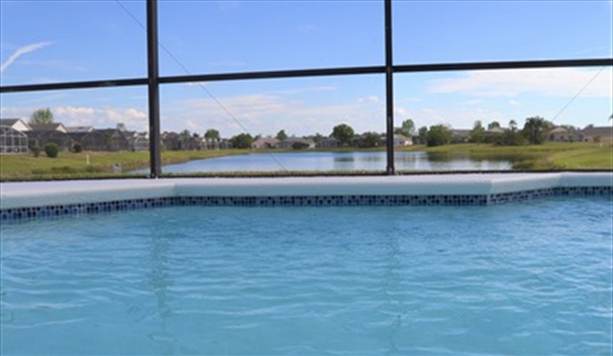 Pool, Lake, blue sky.... Waterside in Eagle Pointe, Kissimmee, Orlando