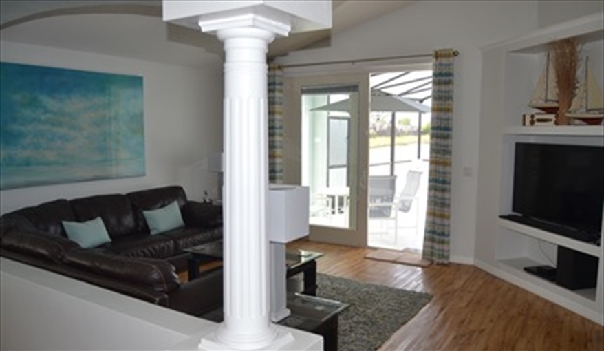The Living Area. Waterside in Eagle Pointe, Kissimmee, Orlando