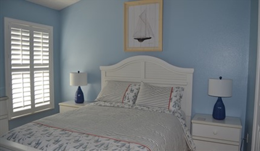 Nautical themed King-sized Bedroom. Waterside in Eagle Pointe, Kissimmee, Orlando