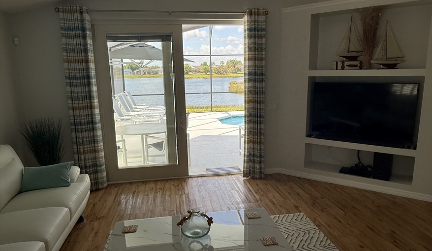 View from Living Room. Waterside in Eagle Pointe, Kissimmee, Orlando