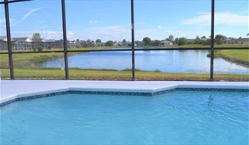 Superb South Facing Lake Views. Waterside in Eagle Pointe, Kissimmee, Orlando