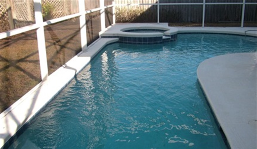 Then cool off in your own private pool. My Florida House  in Esprit, Davenport, Orlando
