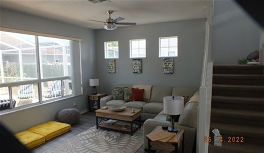 Floor cushions and poufs. My Florida House  in Esprit, Davenport, Orlando