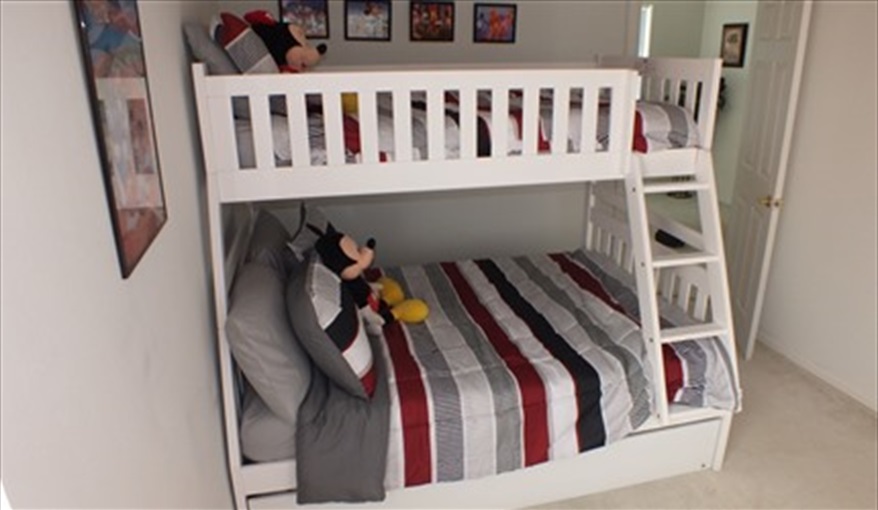 disney themed kid triple bunks. My Florida House  in Esprit, Davenport, Orlando