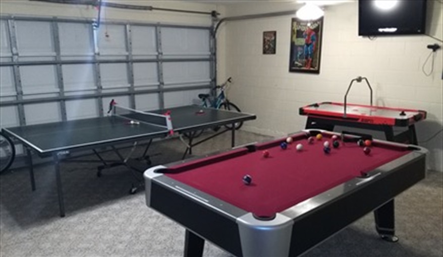 games room. Scarlets villa in Lake Berkley Resort, Kissimmee, Orlando