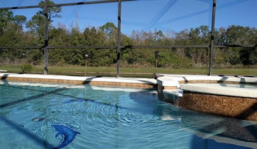 new pool. Scarlets villa in Lake Berkley Resort, Kissimmee, Orlando