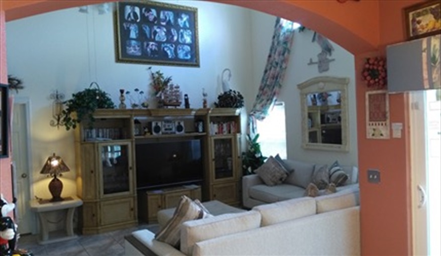 family room. Scarlets villa in Lake Berkley Resort, Kissimmee, Orlando