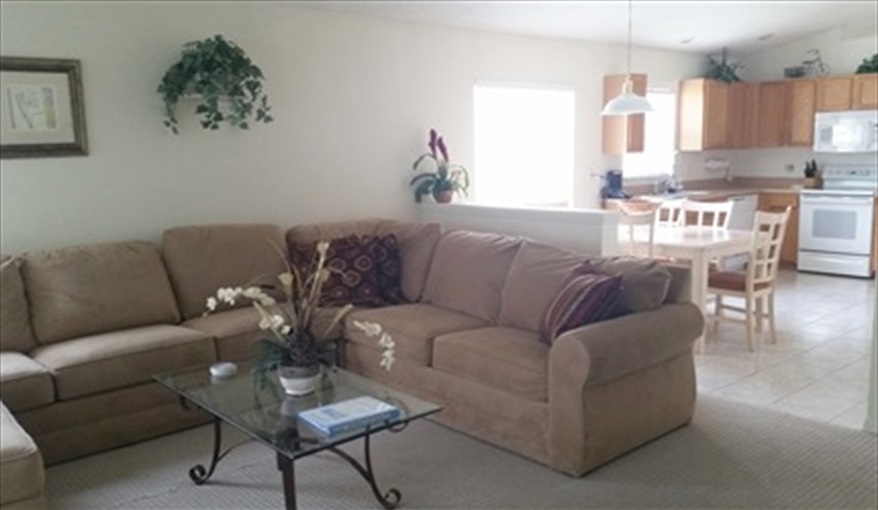 Open plan living area. Sanibel - 4 bed villa at Sabal Harbour in Sabal Harbour, Bradenton, Gulf Coast