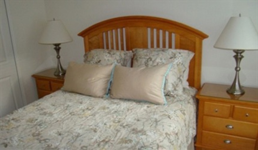 Second double room with queen size bed. Sanibel - 4 bed villa at Sabal Harbour in Sabal Harbour, Bradenton, Gulf Coast