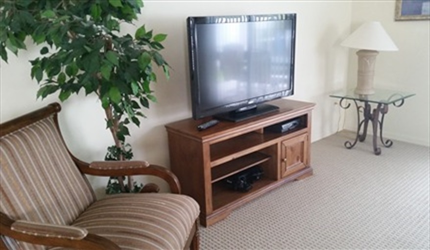 Flat screen TV & DVD with cable. Sanibel - 4 bed villa at Sabal Harbour in Sabal Harbour, Bradenton, Gulf Coast