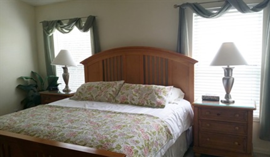 Master bedroom. Sanibel - 4 bed villa at Sabal Harbour in Sabal Harbour, Bradenton, Gulf Coast