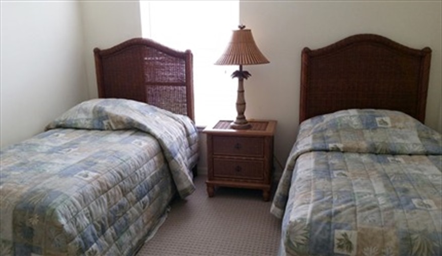 Second twin room. Sanibel - 4 bed villa at Sabal Harbour in Sabal Harbour, Bradenton, Gulf Coast