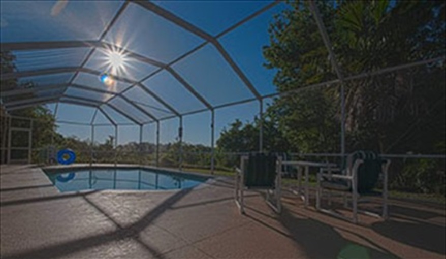 Our Extended South Facing Pool Deck. . Hills Bay Hideaway in Bridgewater Crossing, Davenport, Orlando