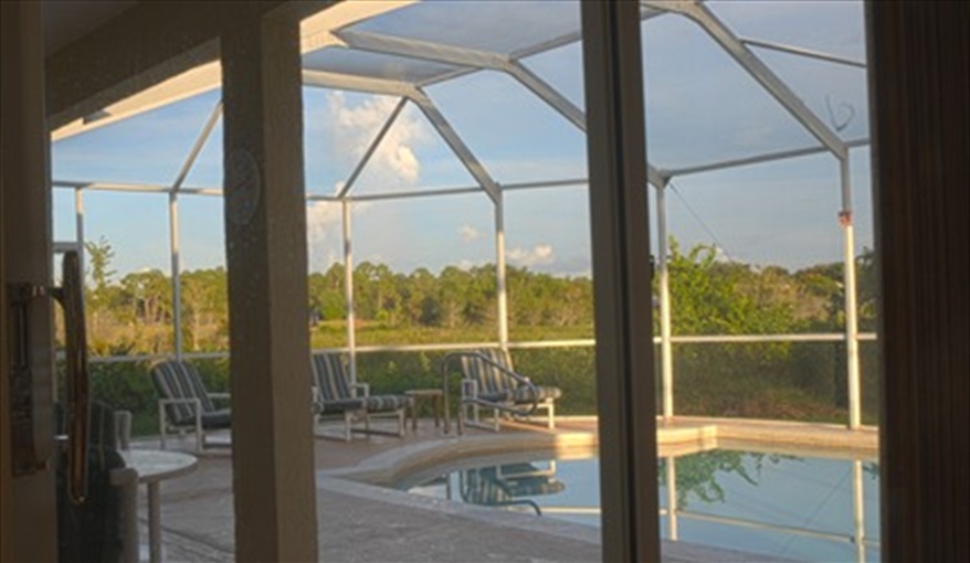 View From The King Master Suite. Hills Bay Hideaway in Bridgewater Crossing, Davenport, Orlando
