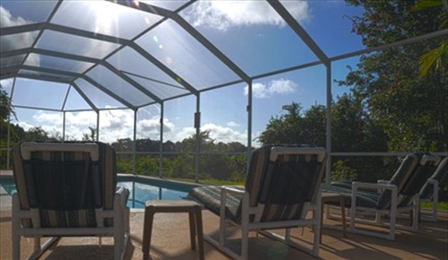 Our Extended Pool Deck. . Hills Bay Hideaway in Bridgewater Crossing, Davenport, Orlando