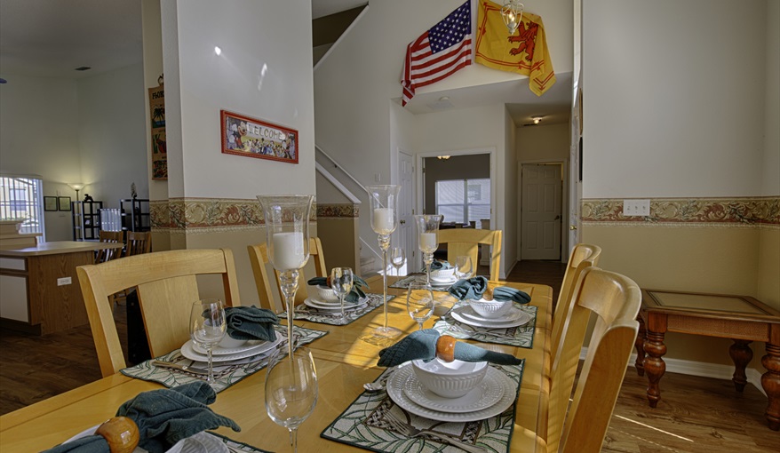 Dining. Emerald Villas in Florida in Hampton Lakes, Davenport, Orlando