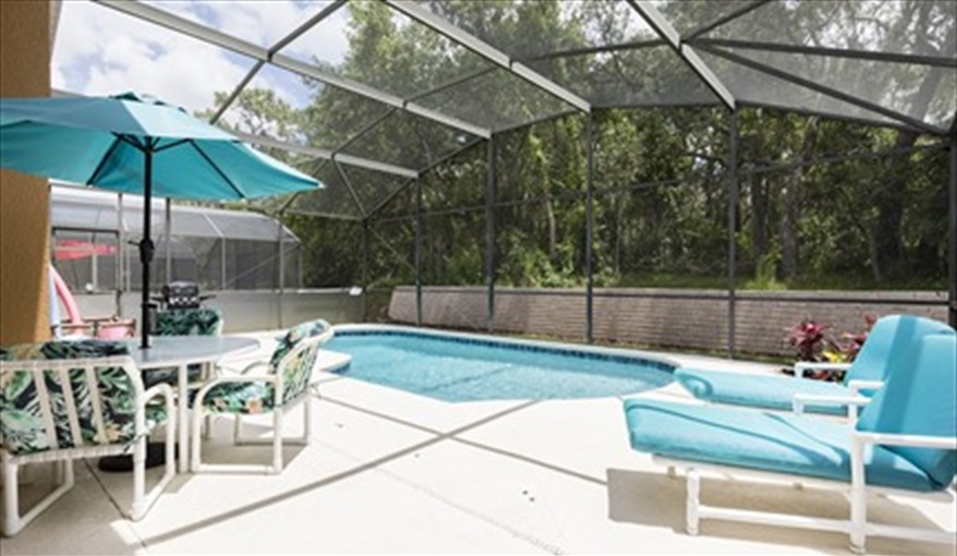 Sunny South Facing Pool. For the Best Disney Vacation-Tropical Paradise Villa in Emerald Island Resort, Kissimmee, Orlando