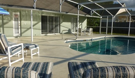 You've arrived and here waiting for you is your very own Private Pool . . .. Westridge Palms----Free Wi-Fi, Free calls to the UK, Gas BBQ,Pool table ,Table tennis,  in Westridge, Davenport, Orlando