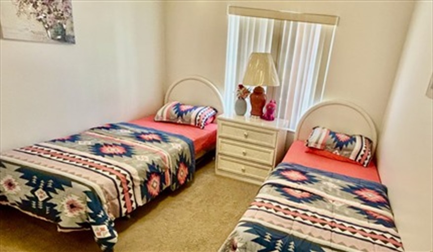2nd twin bedroom . The Sunshine State Villa at Indian RIdge in Indian Ridge, Kissimmee, Orlando