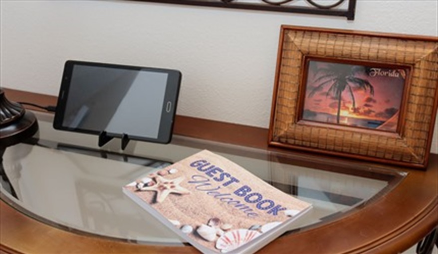 Interactive welcome pad . . .. KissimmeeDisneyVilla in Indian Point, Kissimmee, Orlando