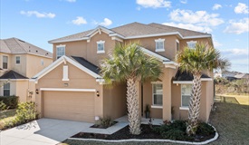 Luxury villa at the end of a quiet cul-de-sac so no passing traffic. Goofys Golf Getaway - Luxury Executive Disney Villa on Golf Course Gated Community, South Facing Pool,  No Rear Neighbours and Conservation Views in Providence, Davenport, Orlando