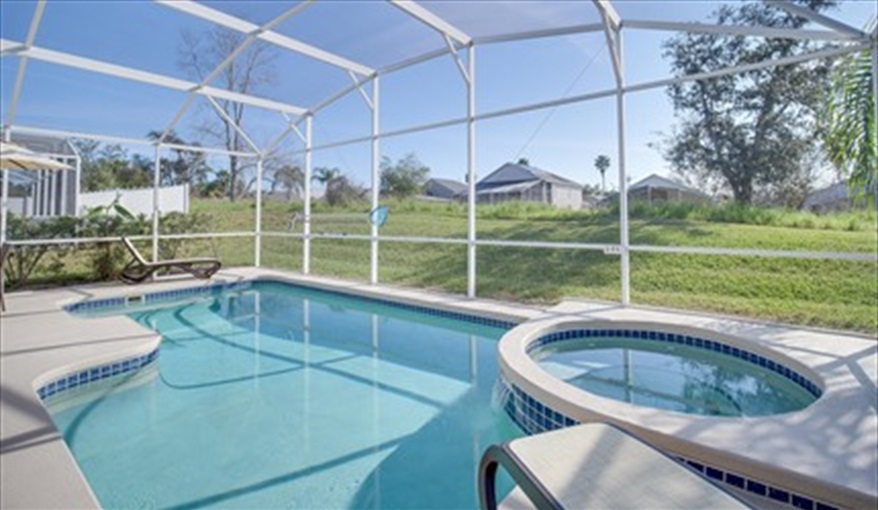 Pool & Spa. Villa Ansell in Highlands Reserve, Davenport, Orlando
