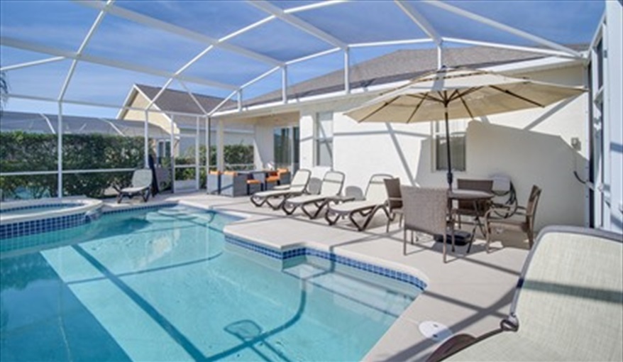 Pool Area. Villa Ansell in Highlands Reserve, Davenport, Orlando