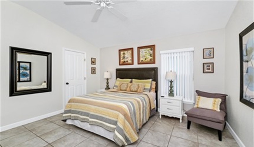 Rear master bedroom. Three Palms Villa in Town Centre Reserve, Davenport, Orlando