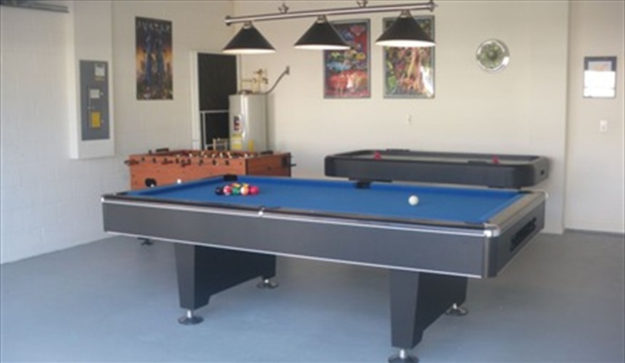Games Room. Grand Cumbrian in Cumbrian Lakes, Kissimmee, Orlando