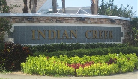 Entrance to Indian Creek. Villa Verna in Indian Creek, Kissimmee, Orlando