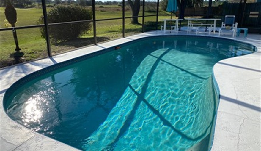 Pool. Sunshine Villa in Loma Linda, Davenport, Orlando