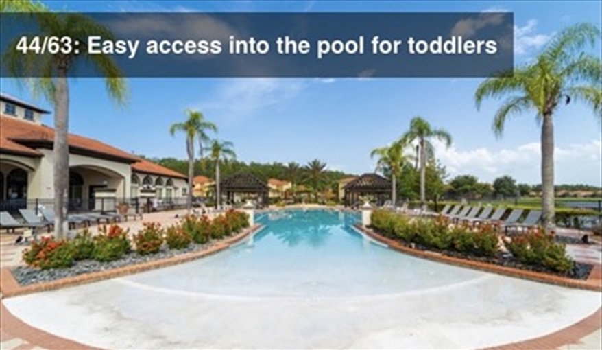 Resort pool. Ref 701BV. Villa at Bella Vida with own South facing pool., Games room & near to Disney in Bellavida Resort, Kissimmee, Orlando