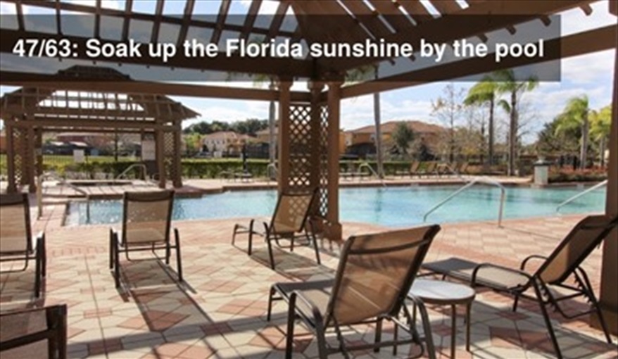 Soak up the sun!. Ref 701BV. Villa at Bella Vida with own South facing pool., Games room & near to Disney in Bellavida Resort, Kissimmee, Orlando