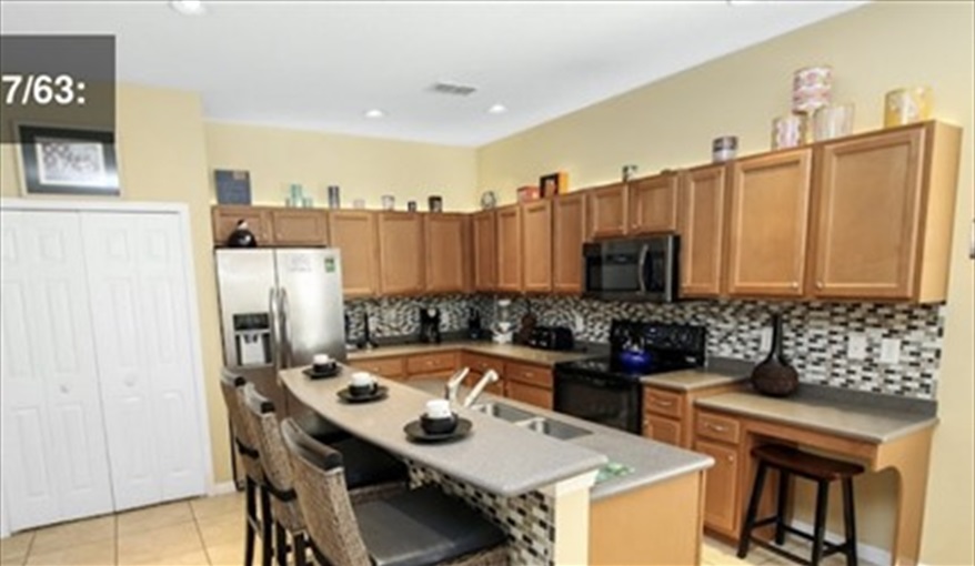 Everything you need in the kitchen. Ref 701BV. Villa at Bella Vida with own South facing pool., Games room & near to Disney in Bellavida Resort, Kissimmee, Orlando