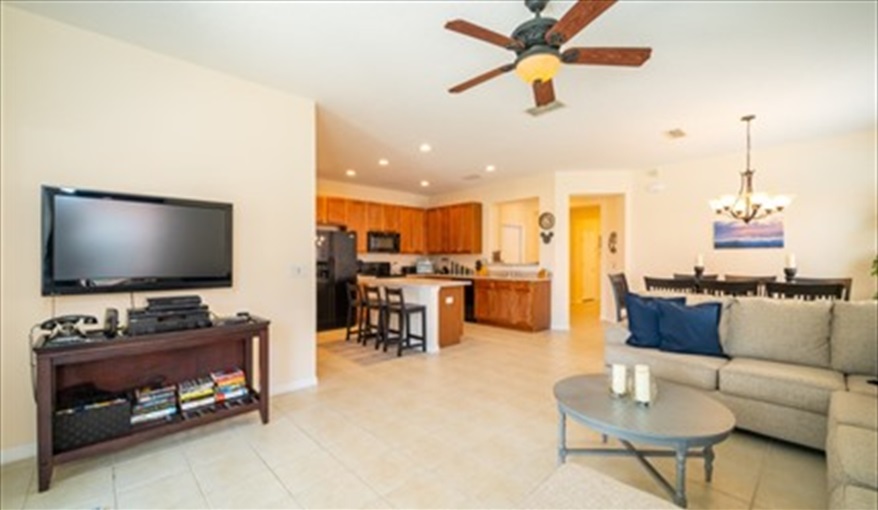 Large screen TV. Ref 704BV Stunning Villa at Bella Vida Resort near Disney. in Bellavida Resort, Kissimmee, Orlando
