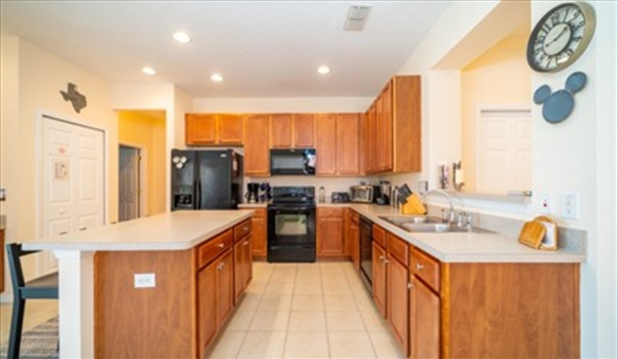 Fully equipped kitchen. Ref 704BV Stunning Villa at Bella Vida Resort near Disney. in Bellavida Resort, Kissimmee, Orlando