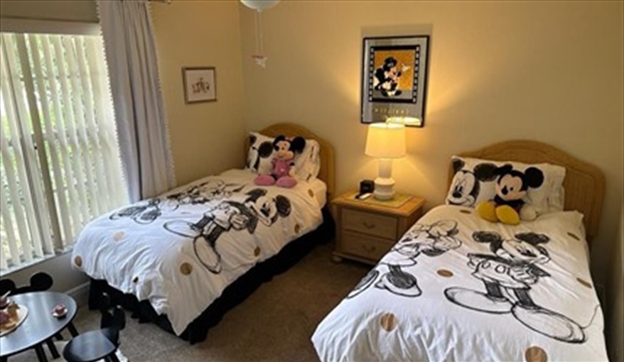 Bedroom 4: Disney themed twin bedroom . Doral Woods Secluded Florida Villa Updated June 2023 in Doral Woods, Kissimmee, Orlando